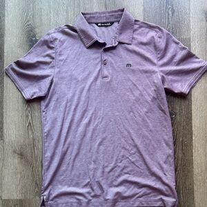 Travis Mathew Lavender Polo Shirt
